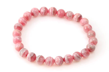 Image de Rhodochrosit Kugeln  5-6mm Armband