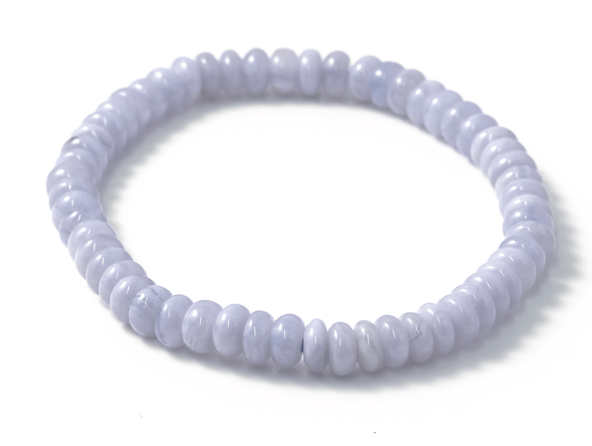 Bild von Chalcedon Button 6mm Armband