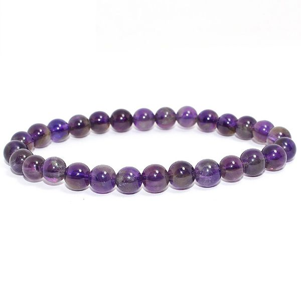 Immagine di Amethyst Kugeln  6mm "A" Armband