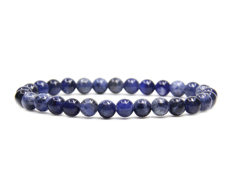 Bild von Sodalith Kugeln  6mm Armband