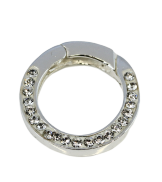 Bild von Collierverkürzer Rund mit CZ 16mm,  Silber 925