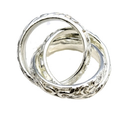 Immagine di Extra "3-Ring" hell, ca. 19mm Anhänger, Silber 