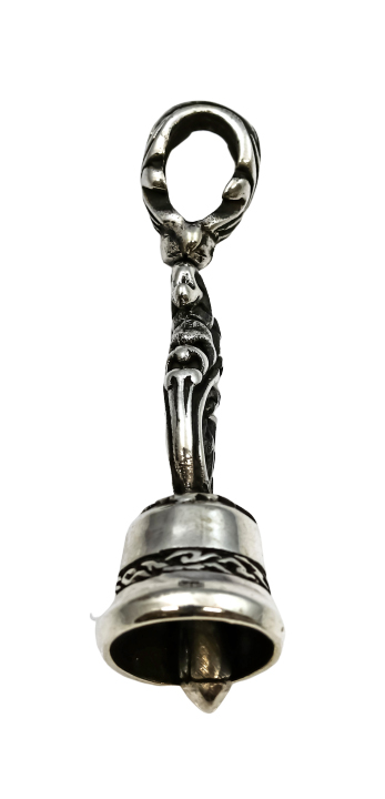 Image de Extra "Bell" 43x12mm Anhänger, Silber 