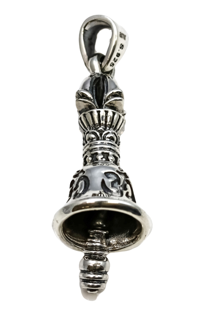 Image de Extra "Bell" dunkel, 39x10mm Anhänger, Silber