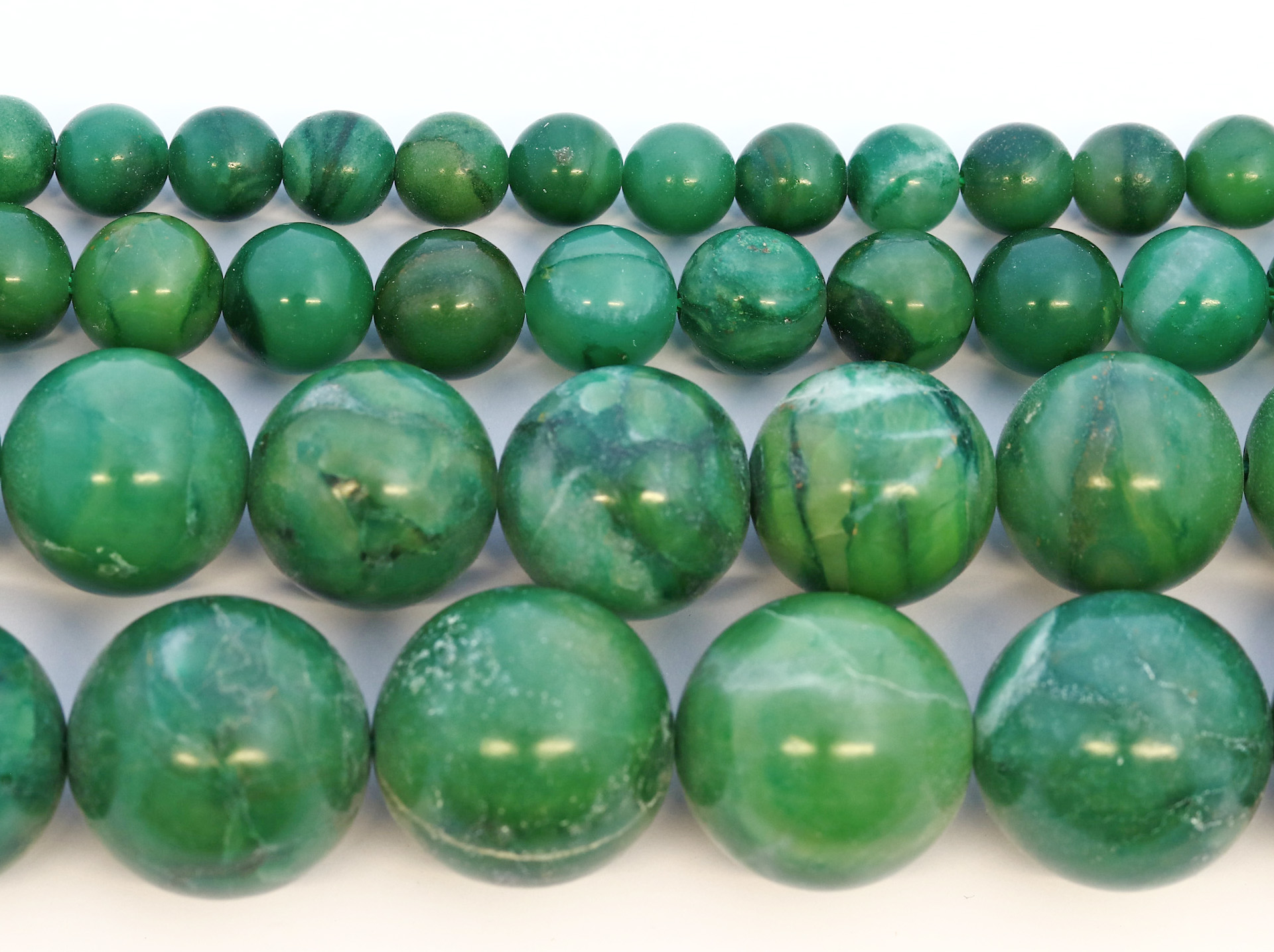 Bild von Afrika Jade Kugeln  6mm Strang