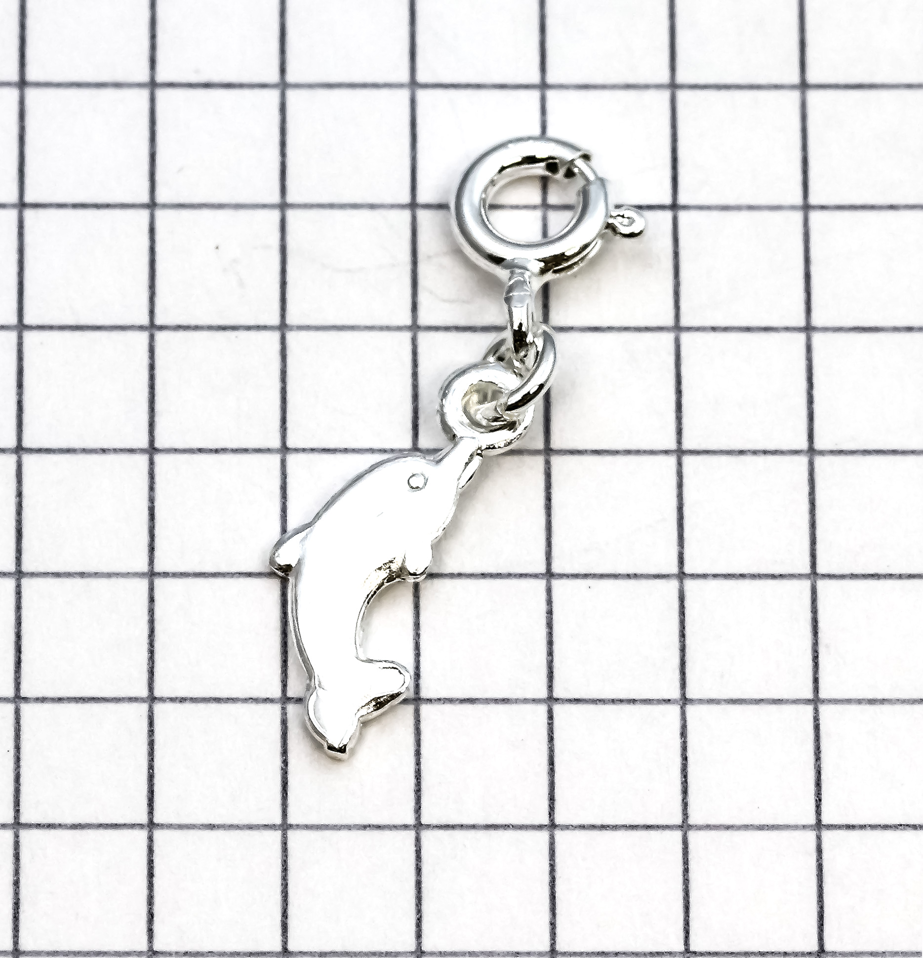 Bild von Delphin 12mm Charm, Silber 925 