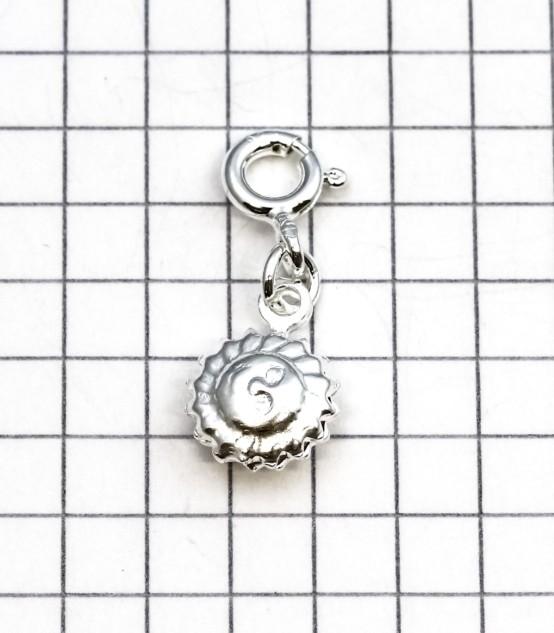 Bild von Sonne 7.5mm Charm, Silber 925 