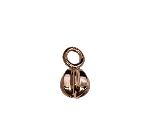 Image de Zucca 16x9mm  Charm, Silber rosé vergoldet