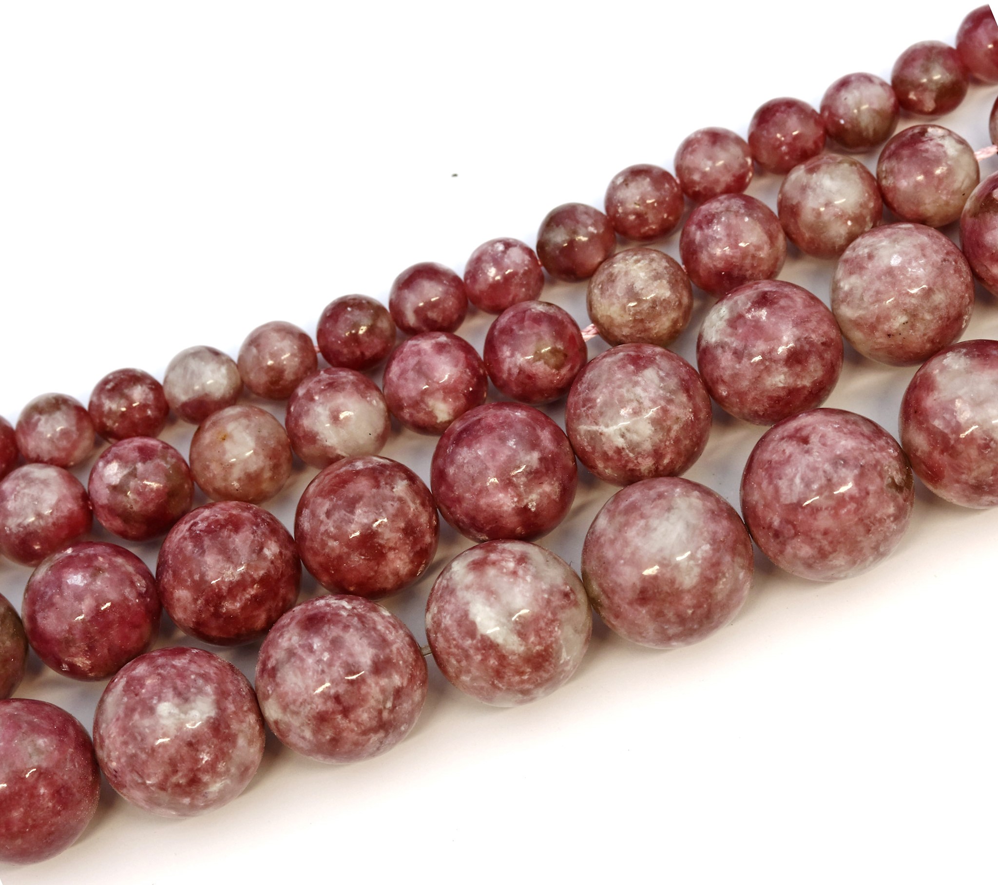 Bild von Lepidolith Kugeln  6mm Strang (purple)