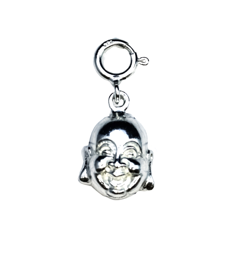 Image de Charm Happy Buddha 10x14mm, Silber 925