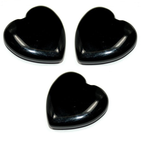 Bild von Turmalin schwarz Herz 38mm