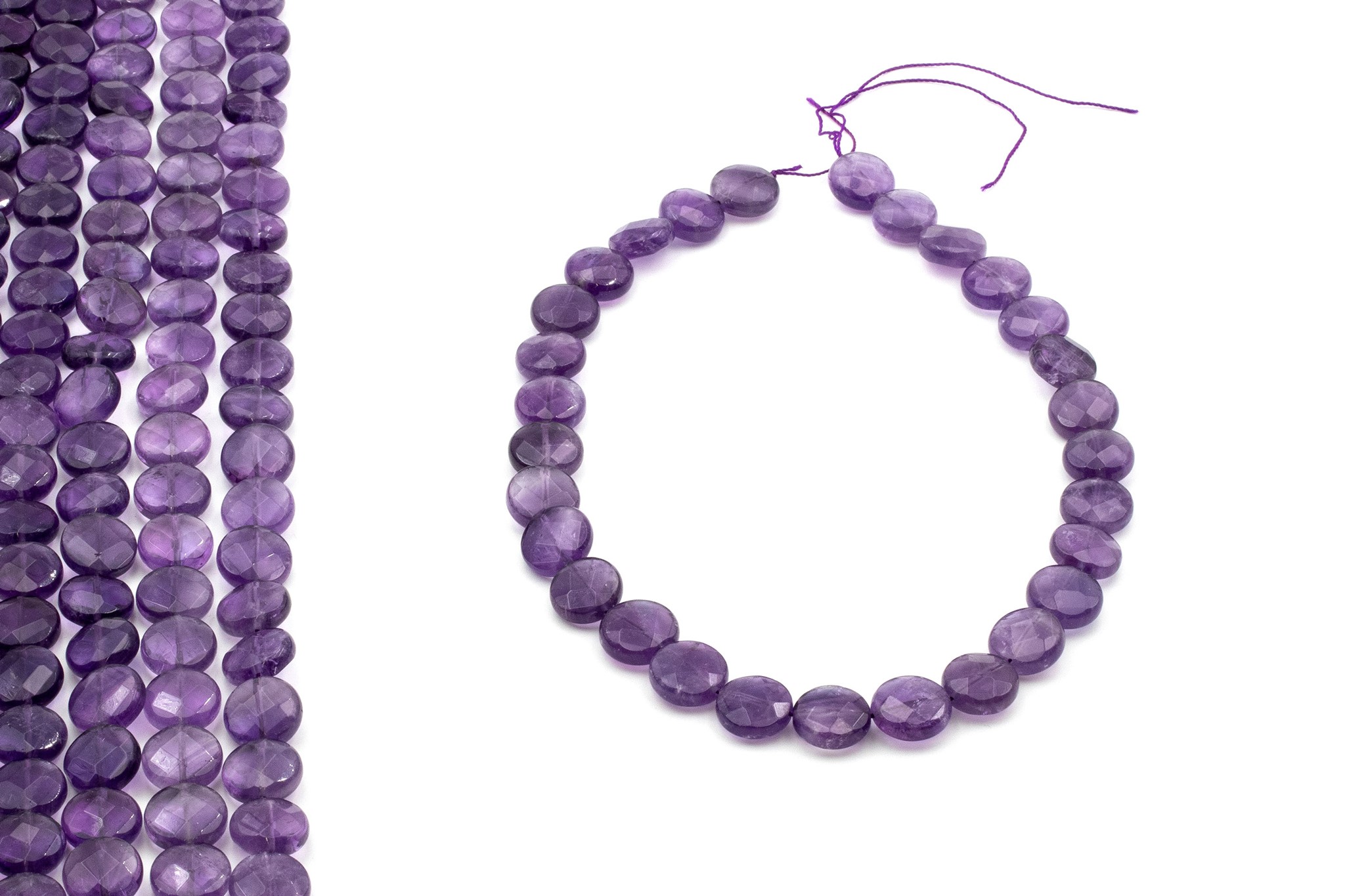 Immagine di Amethyst fac. Disc 14mm Strang