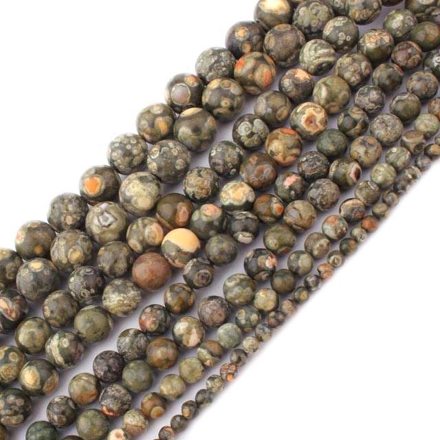 Bild von Rhyolith Kugeln 6mm Strang
