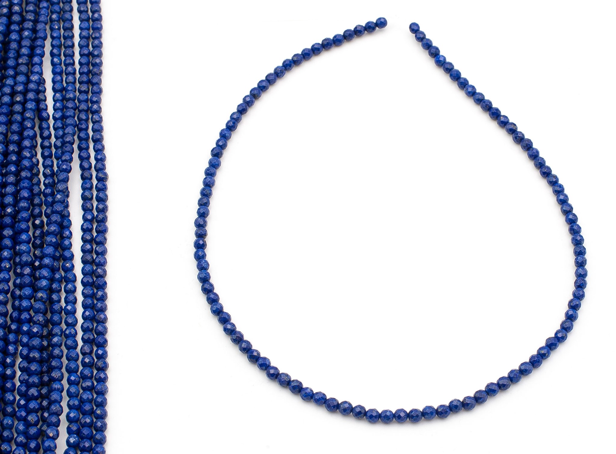 Bild von Lapis fac. Kugeln  4mm Strang TOP  