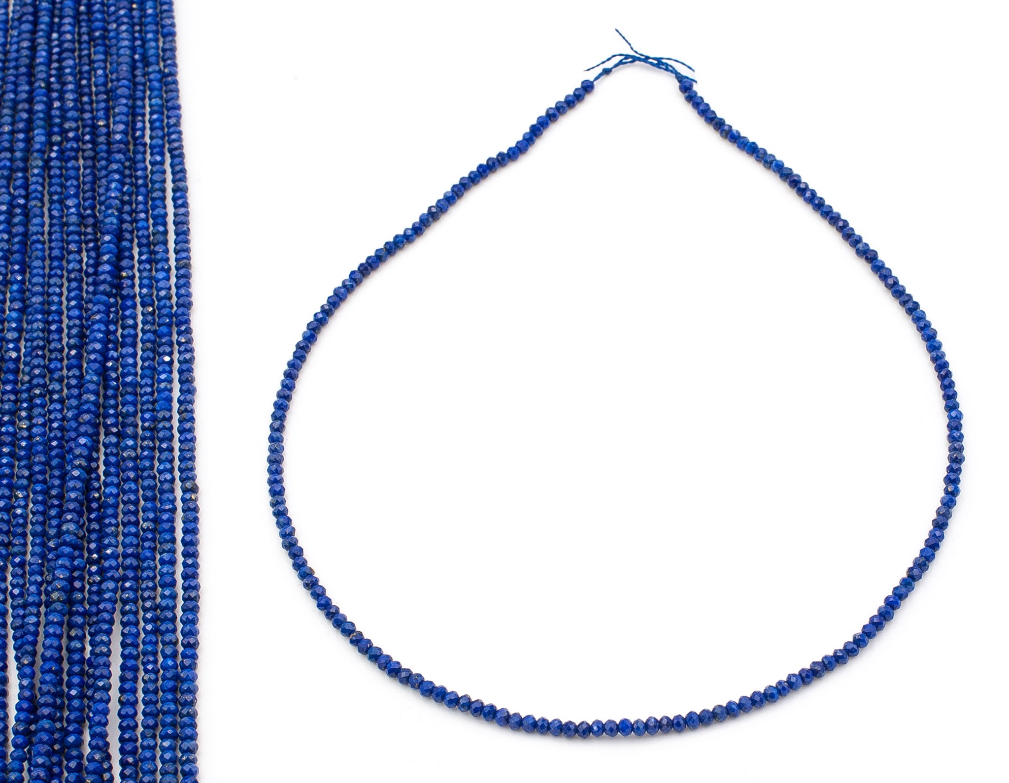 Lapis fac. Button 3mm (Diamond-Cut) Strang