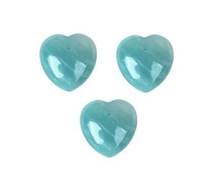 Immagine di Amazonit "Love Hearts" 20mm 