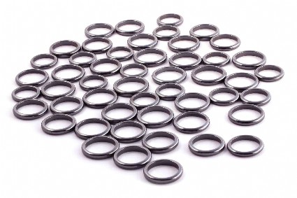 Bild von Hämatit Ring 3mm (Säckli mit 50 Stk.)