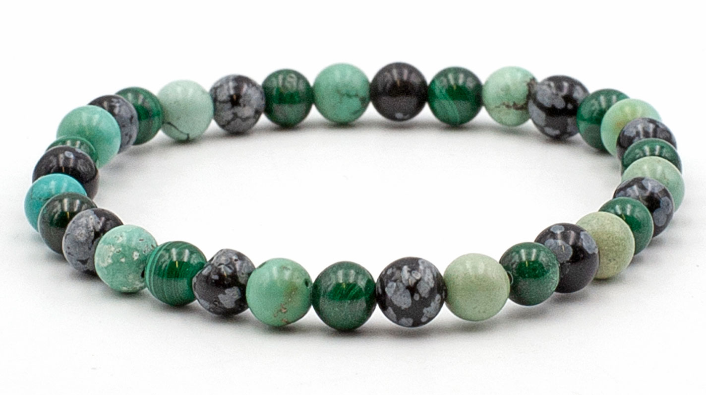 Bild von Sternezeichen Armband Wassemann 6mm (Türk,Mala,SFO)