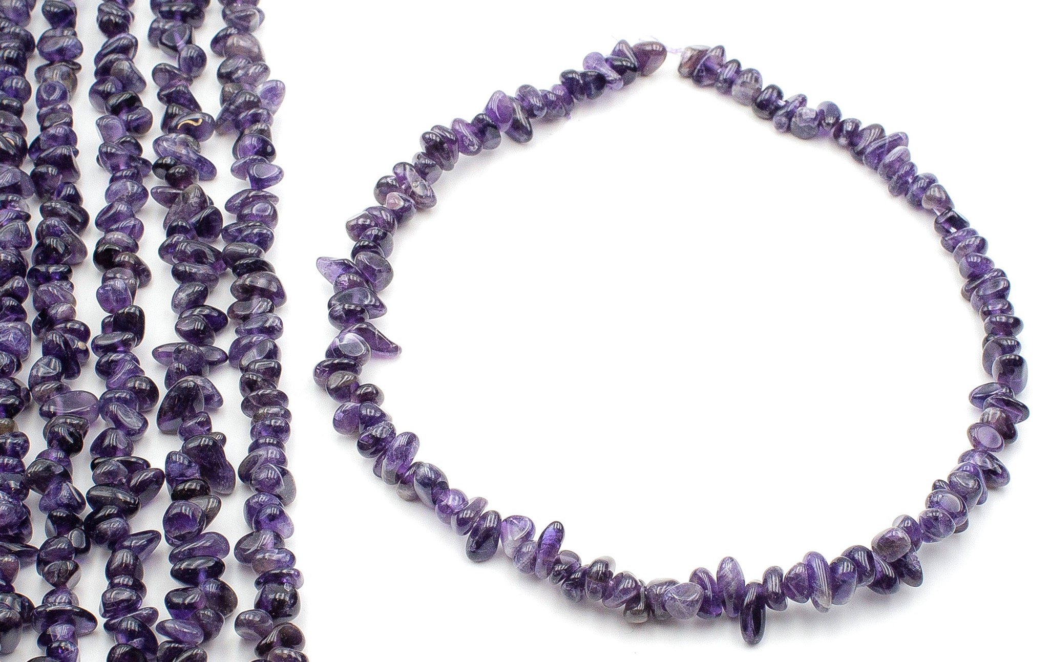 Immagine di Amethyst Chips 7-10mm Strang