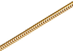 Bild von Schlangenkette 1.60mm (mit Federring). Vergoldet