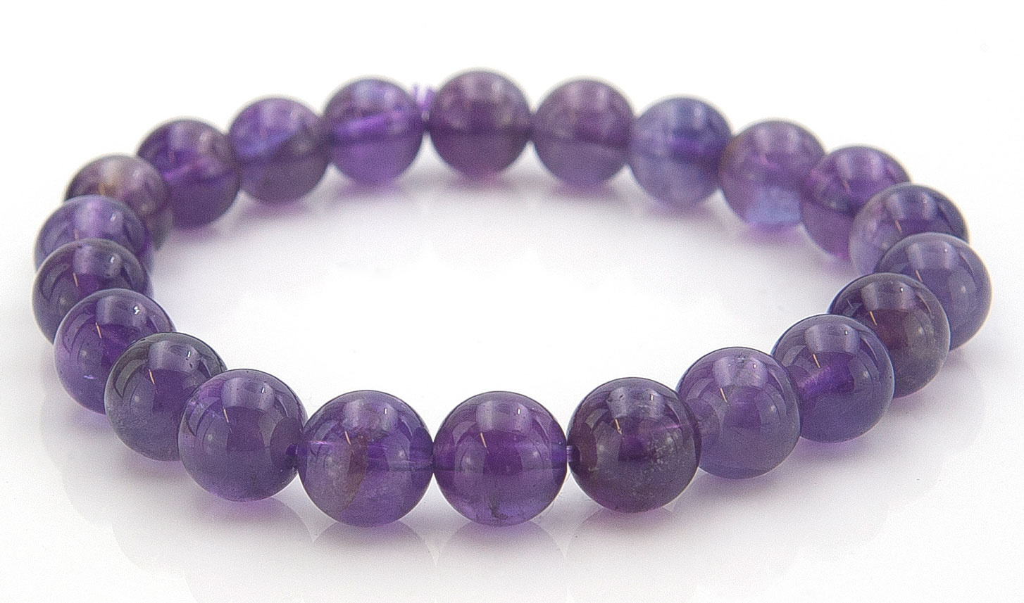 Image de Amethyst Kugeln  8mm Armband, Standard