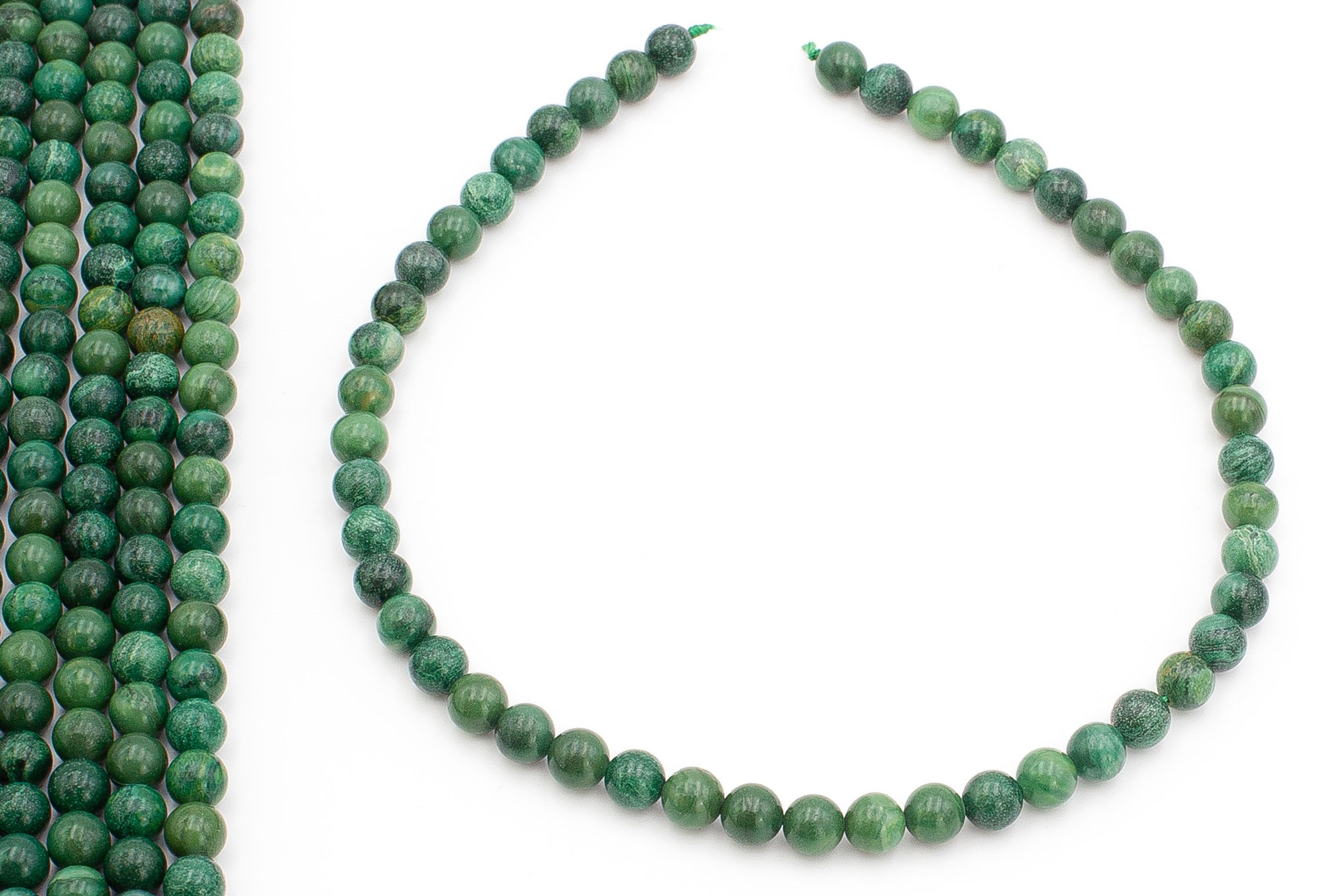 Bild von Afrika Jade Kugeln  8mm Strang