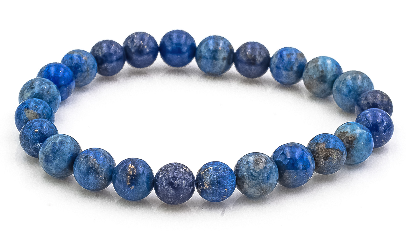 Bild von Lapis Kugeln  8mm Armband