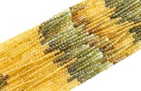 Bild von Turmalin farbig fac. Kugeln  3mm Strang (grün-gelb)
