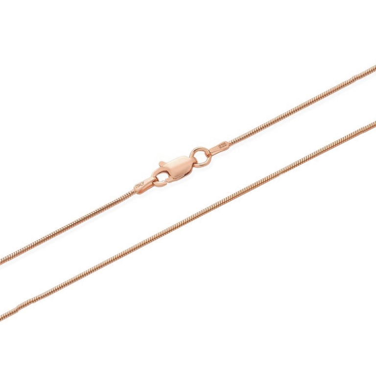 Image de Schlangenkette 1.2mm, Rosé