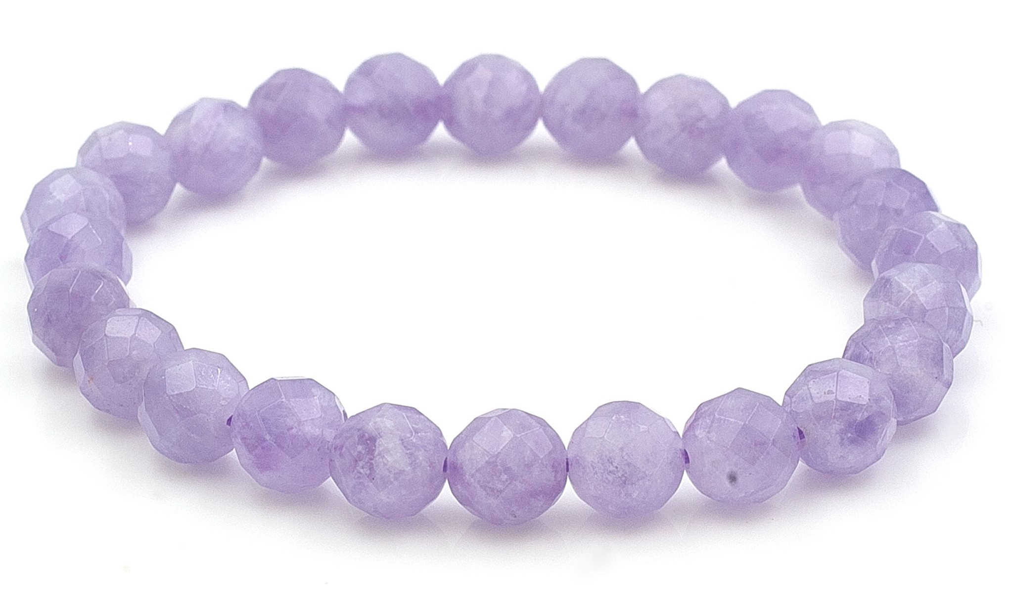 Immagine di Amethyst fac. Kugeln  8mm (Lavendel) Extra Armband