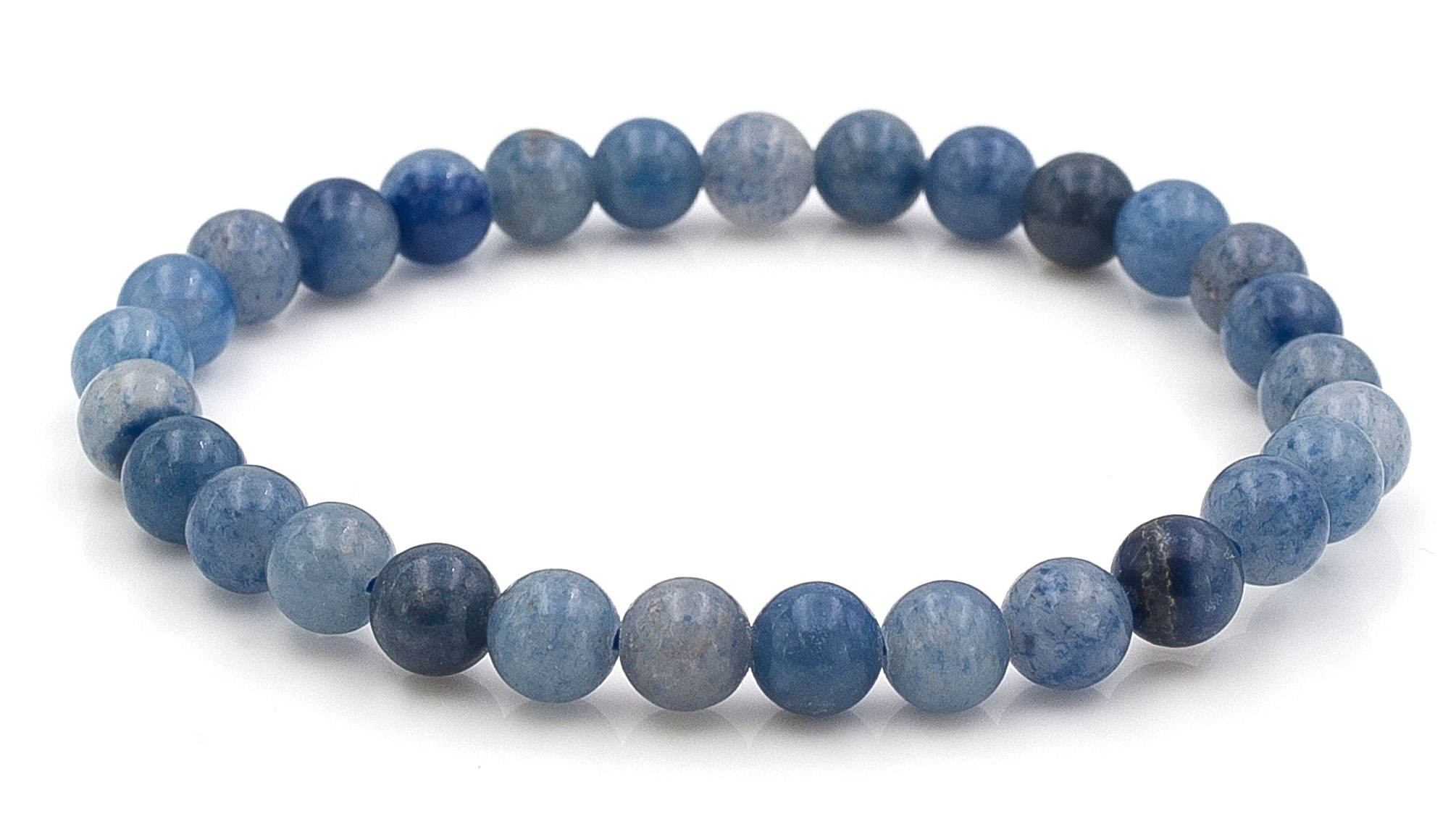 Image de Blauquarz Kugeln  6mm Armband