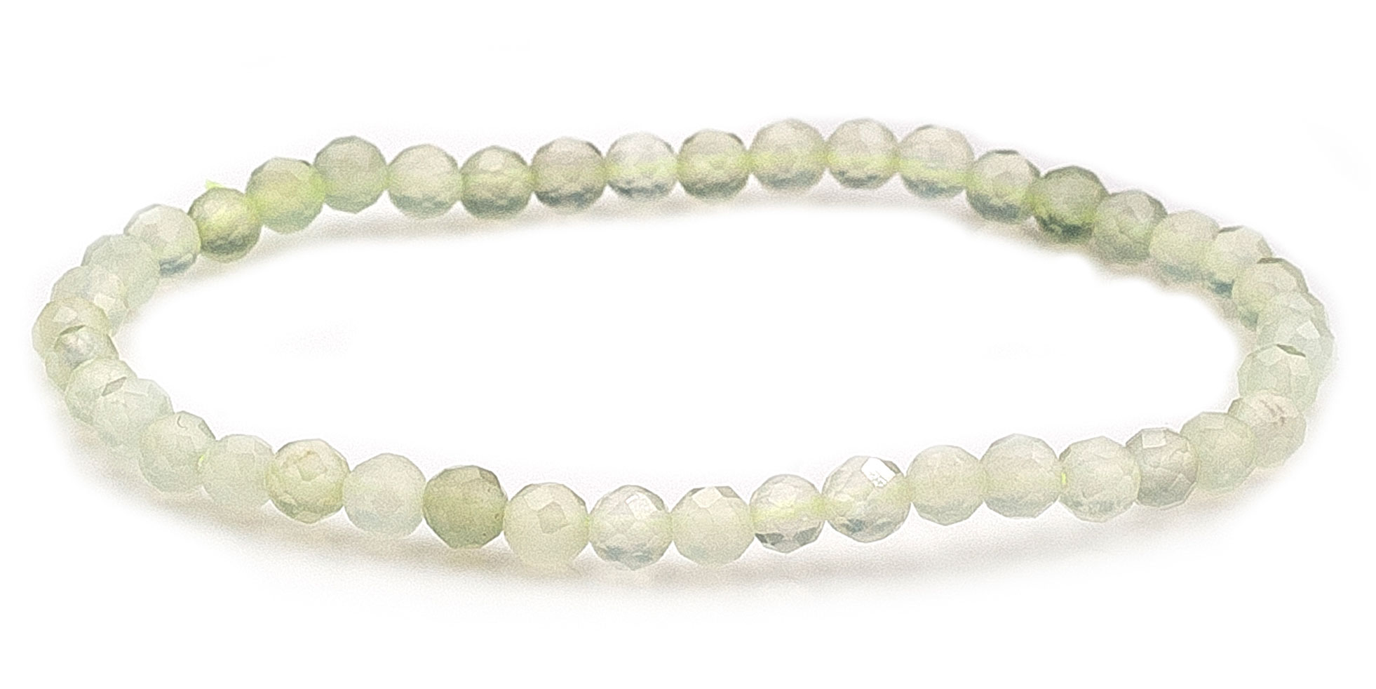 Image de China Jade fac. Kugeln  4mm Armband