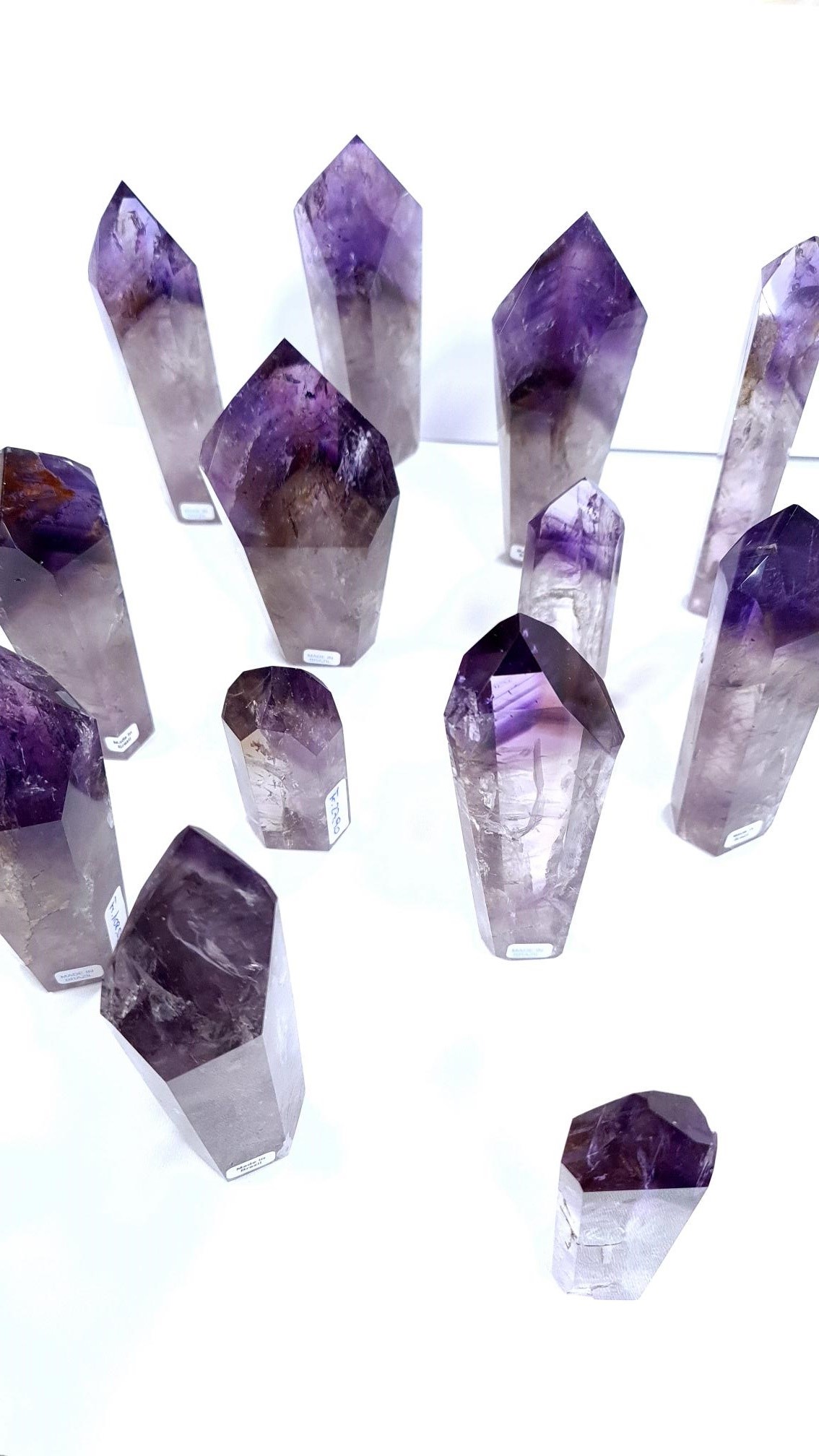 Bild von Amethyst Spitzen poliert, stehend Extra-Qualität