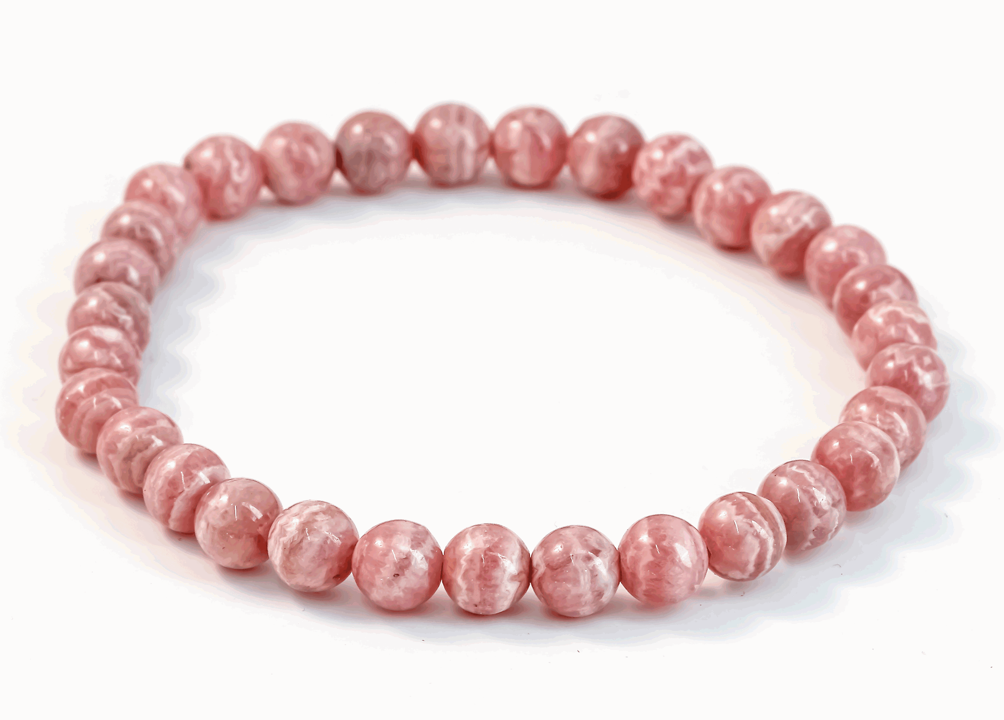 Immagine di Rhodochrosit Kugeln 6mm Armband Extra-Top