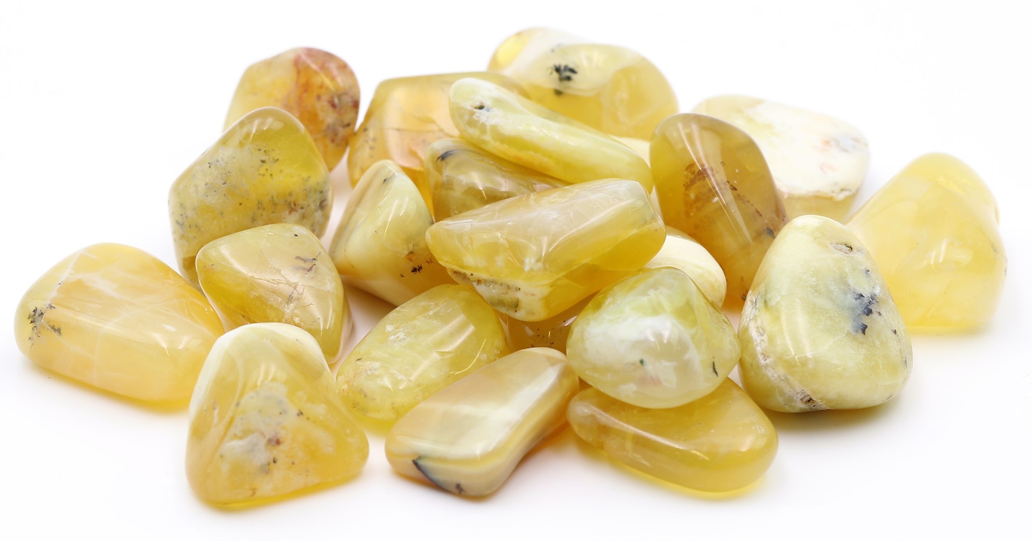 Bild von Gelber Opal Trommelsteine (VE: 200g)