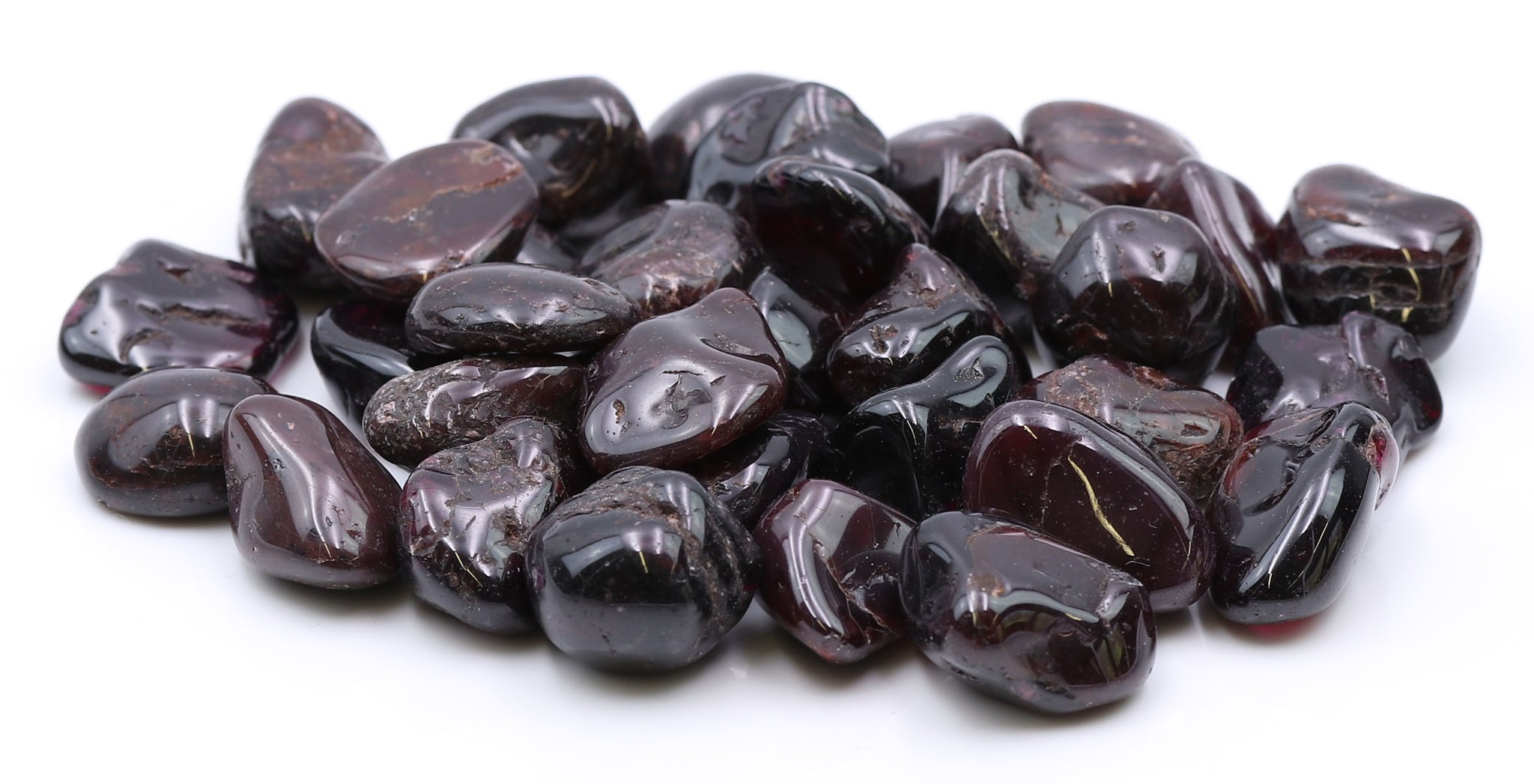 Bild von Granat Trommelsteine (VE: 250g)