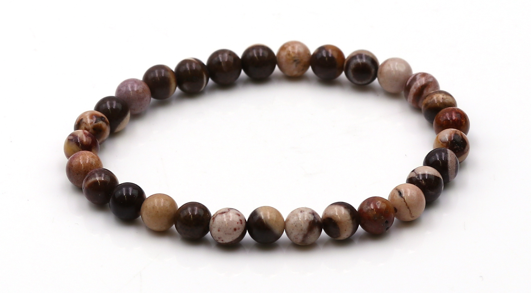 Bild von Cappuccino Jaspis 6mm Kugeln Armband