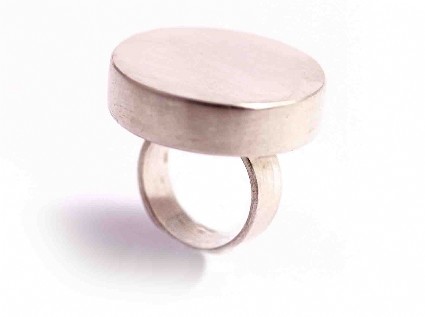 Immagine di Ring rund, 30mm, 925 Silber