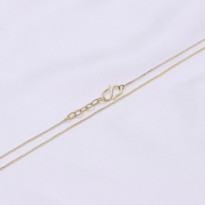 Image de Hand der Fatima Halskette 45m, Silber 925 vergoldet