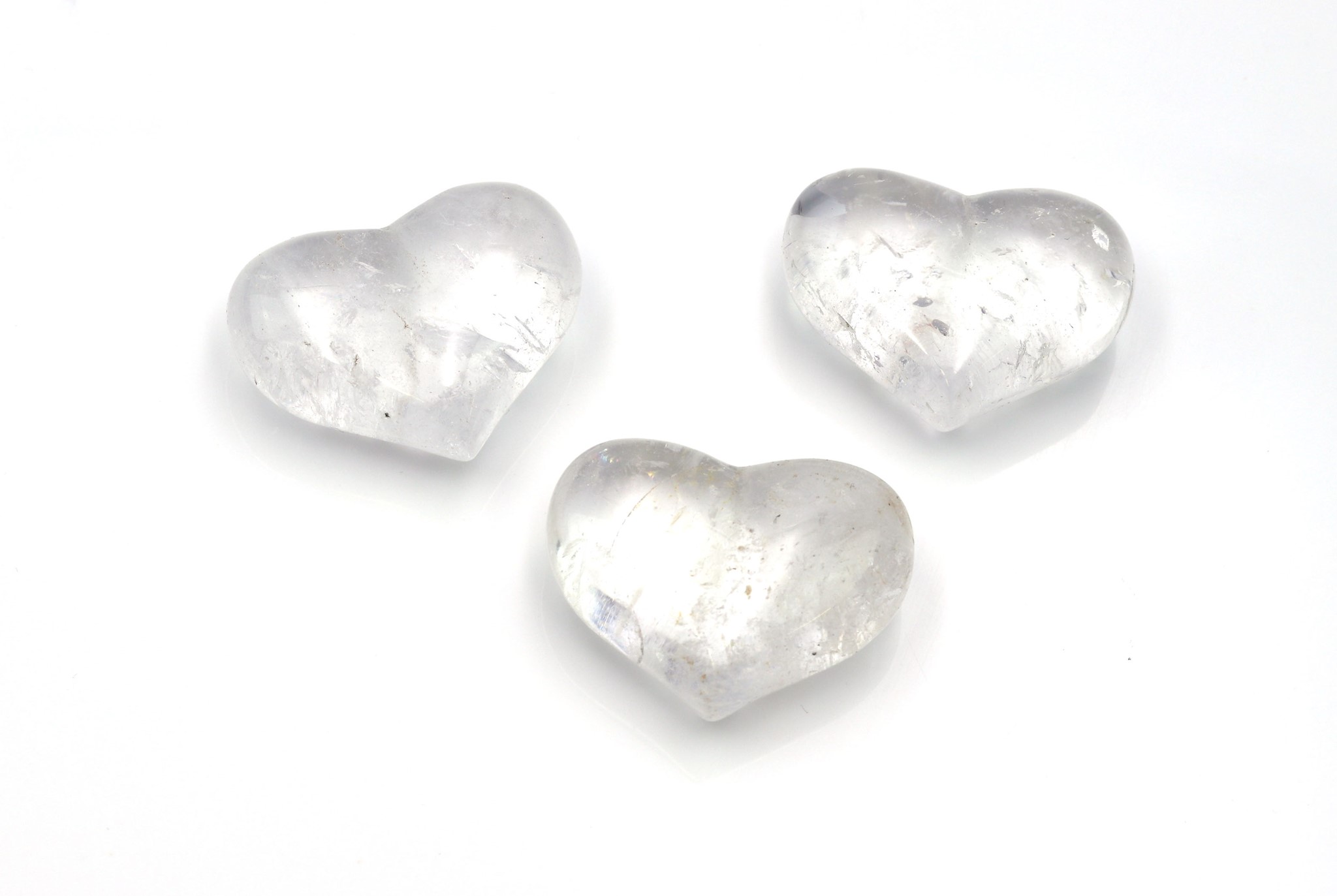 Bild von Bergkristall "Puffy Love Hearts"  40mm