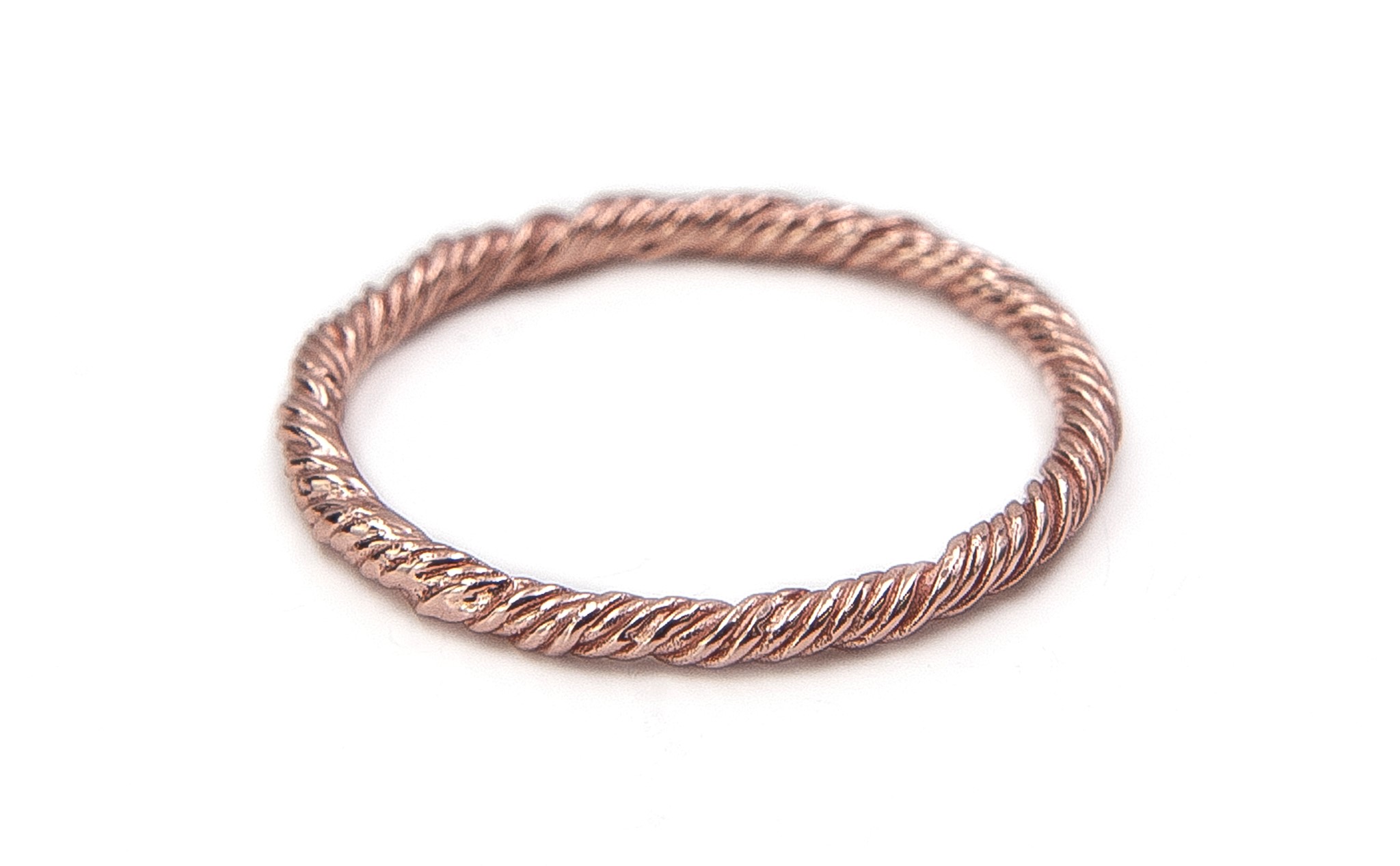 Immagine di Gedrehter Ring, Silber roségold