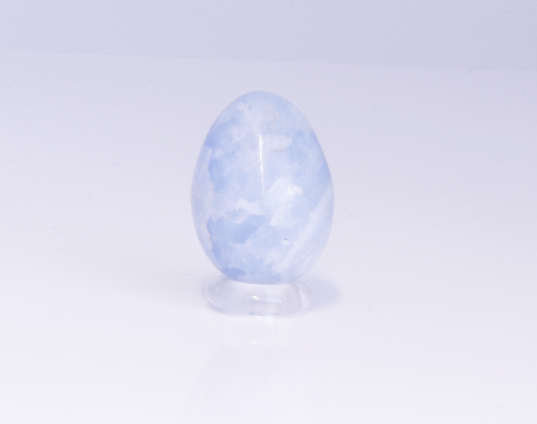 Image de Blaue Calcit Eier ca. 25x32mm