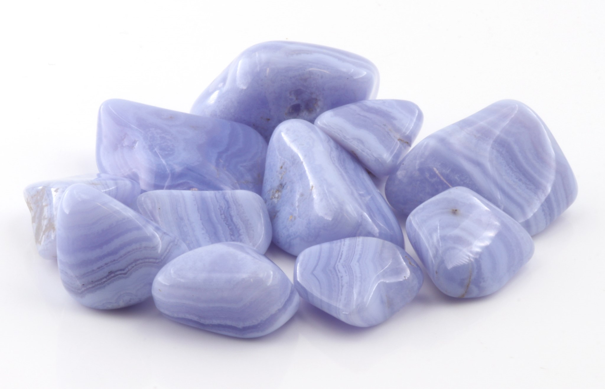 Bild von Chalcedon TOP Trommelsteine (VE: 300g)