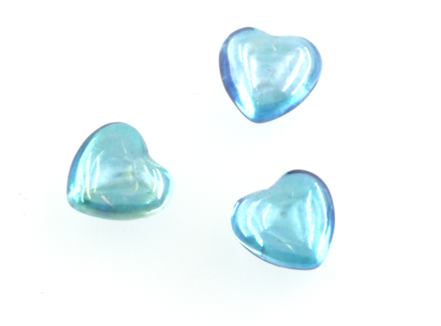 Image de Aqua Aura "Love Hearts" 12mm