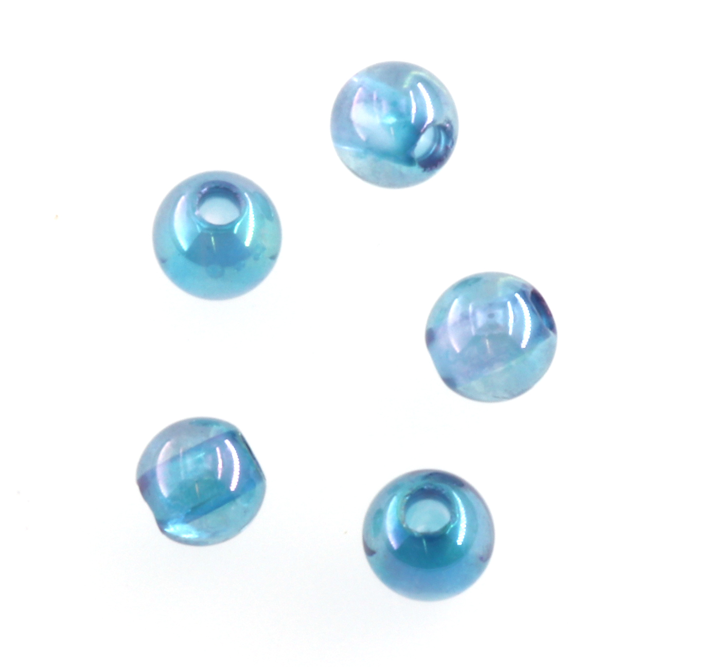 Bild von Aqua Aura Kugeln 8mm mit 2mm Loch 