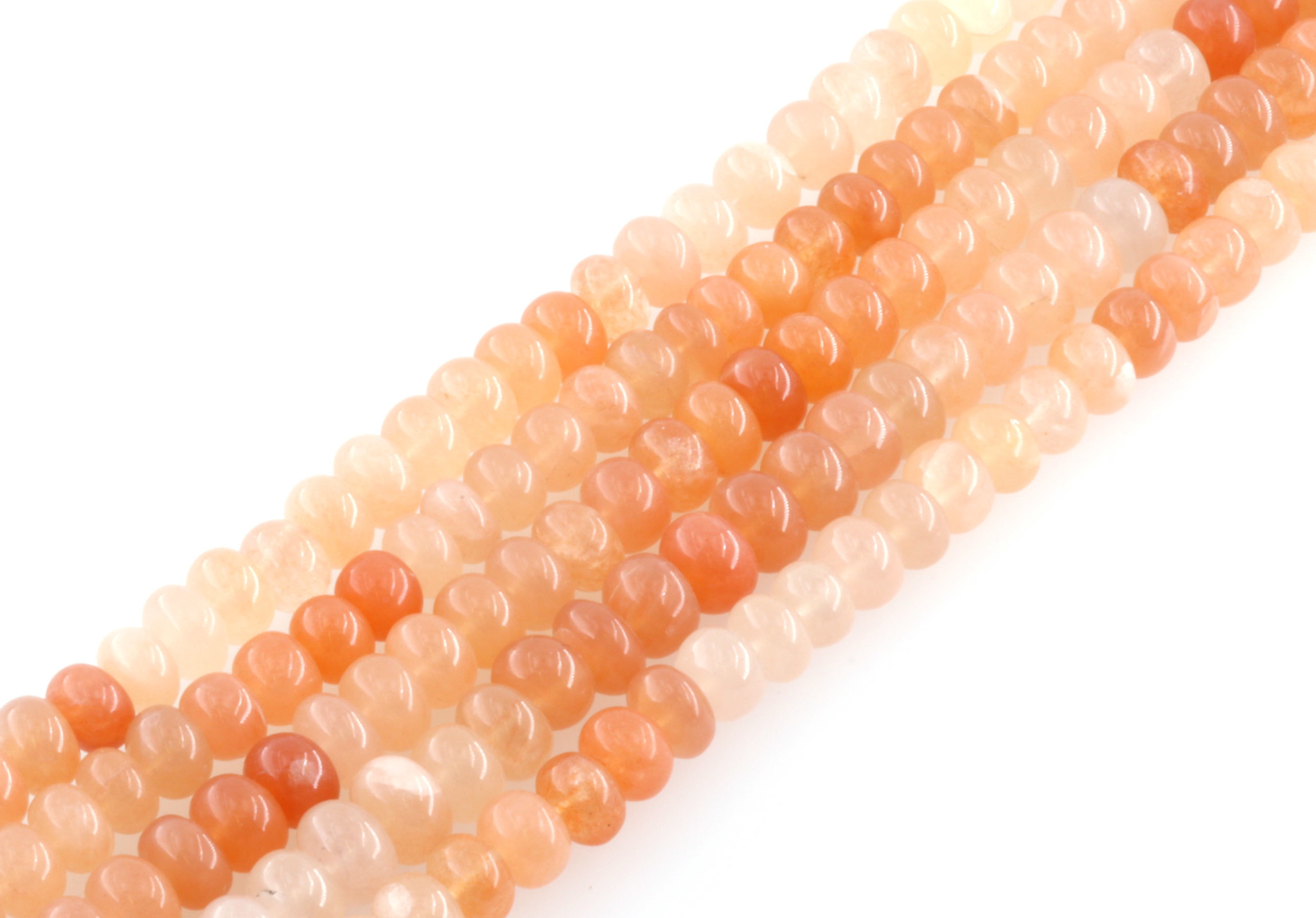 Image de Mondstein Button  9-10mm Strang (peach)