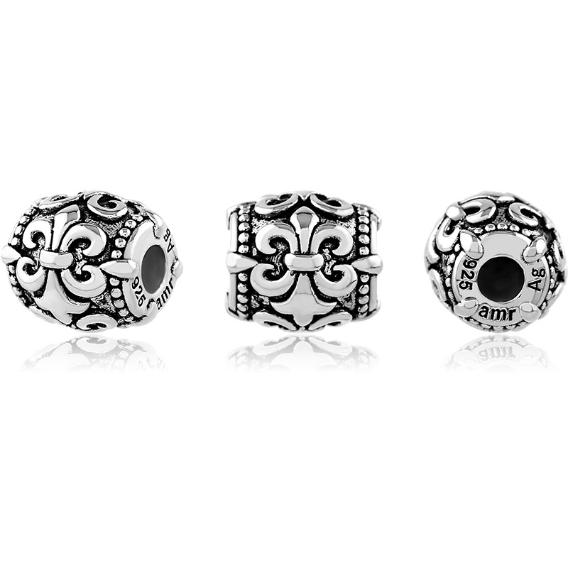 Immagine di TOP-Bead Lillie verziert 9mm, Silber 925