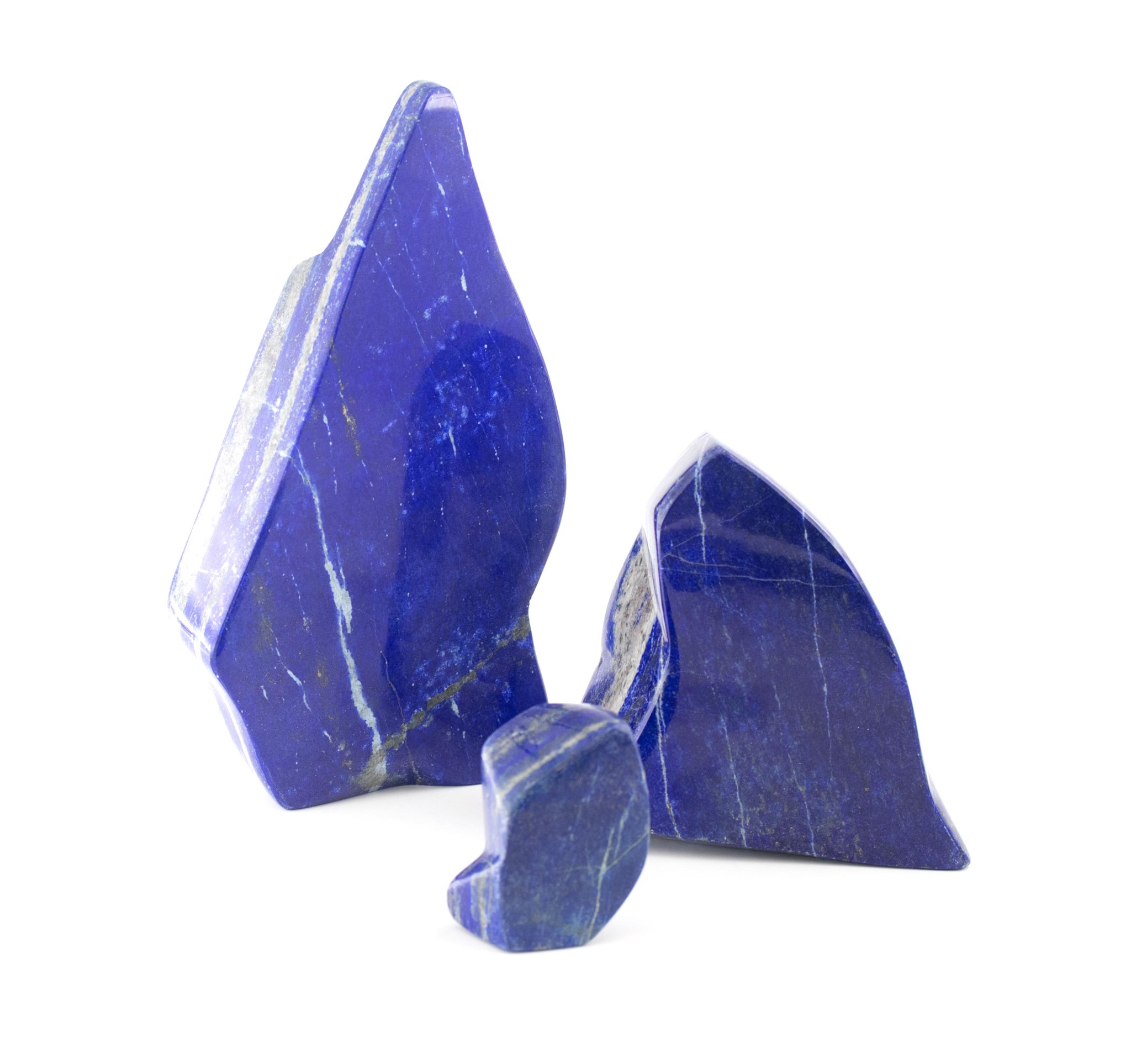 Image de Lapis Extra Stücke poliert (Afganistan) (Set à 3 Stk. ca. 650g)