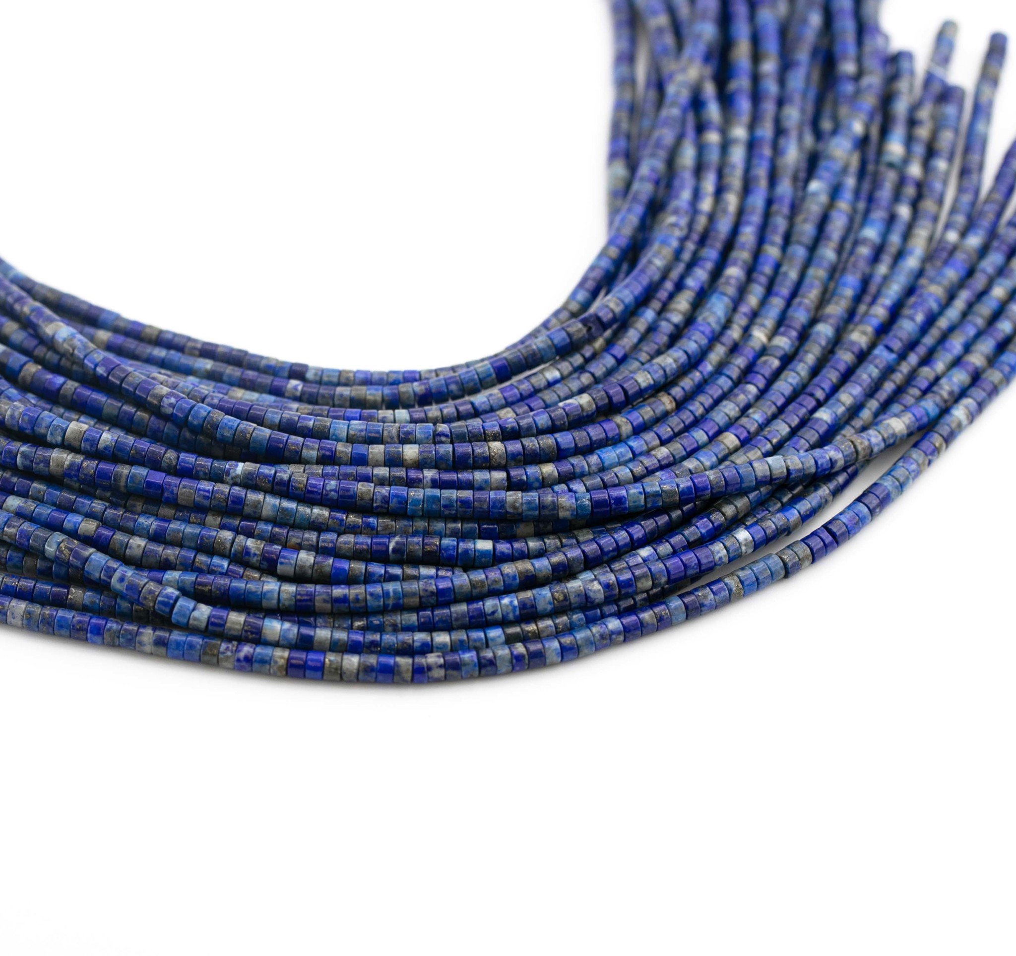 Image de Lapis Walze 4mm "Heishi" Strang 