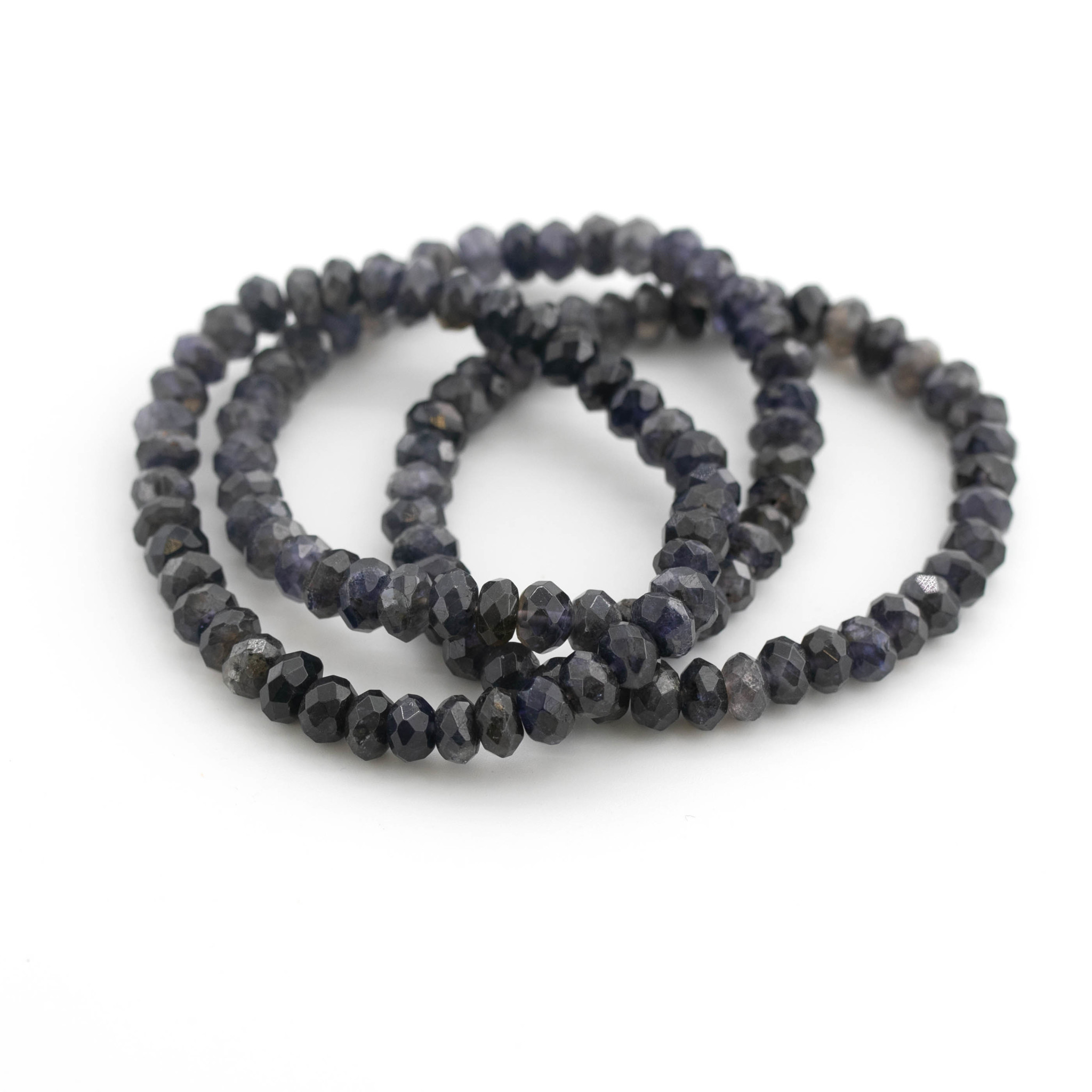 Iolith fac. Button  8mm Armband, 21cm